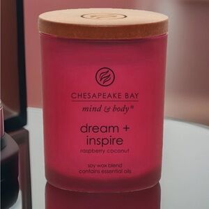 Chesapeake Bay Single Wick Candle- Dream & Inspire -Raspberry & Coconut (3.7oz)